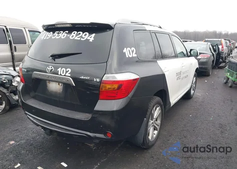 2008 Toyota Highlander Sport z USA, uszkodzony, nr VIN JTEES43A782017238